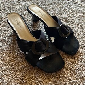 Stylish Black Sandals by Studio Works